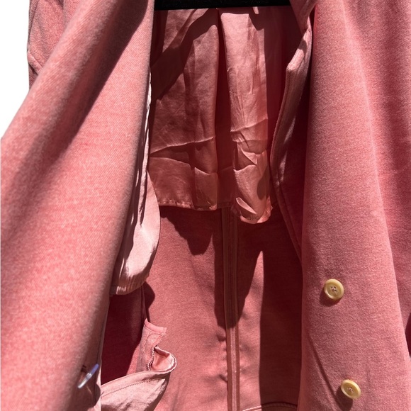 Free People Hannah Slouchy Oversized Pink Blazer Coat Size Small - Picture 15 of 16